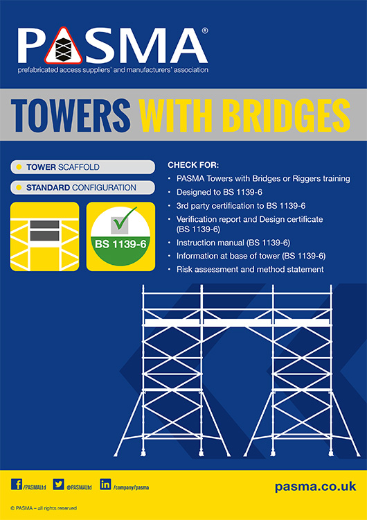 PASMA Towers With Bridges - One Call Training